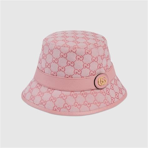 gucci cap pink|pink gucci bucket hat.